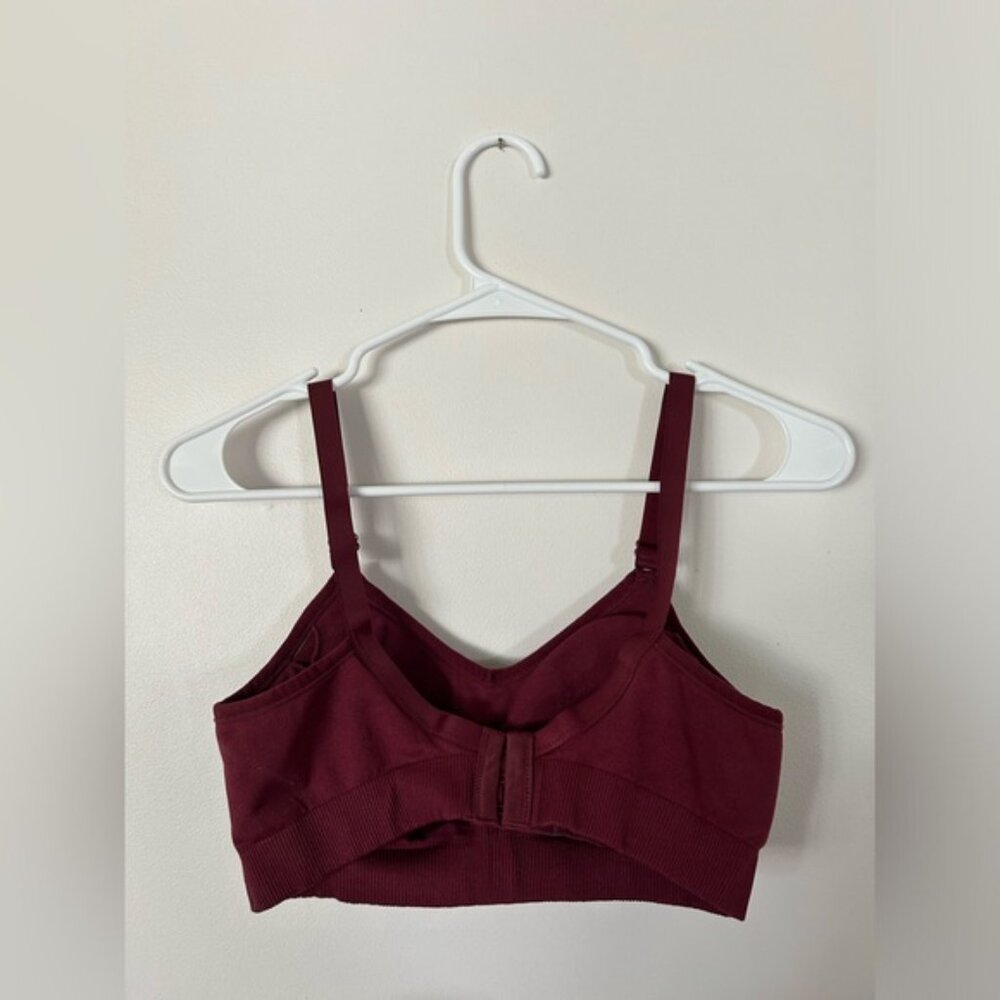 Knix Good to Go Seamless Bra Cranberry Medium - Picture 9 of 11